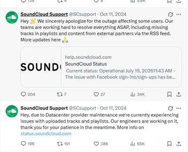 SoundCloud-Support in X