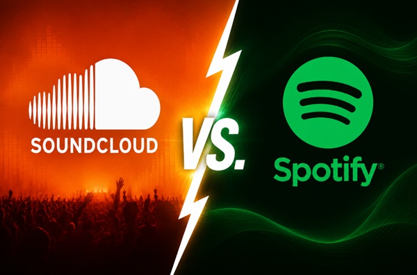Spotify vs. SoundCloud