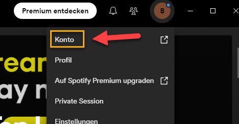 Spotify App Konto