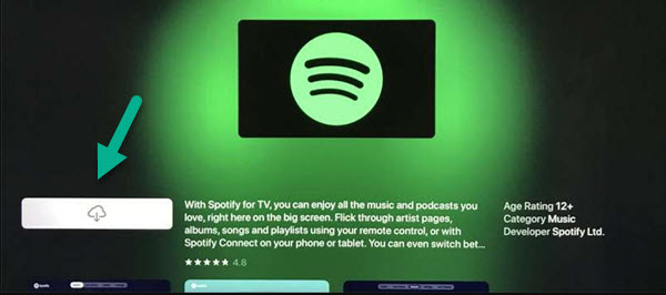 Spotify auf dem Apple TV installieren