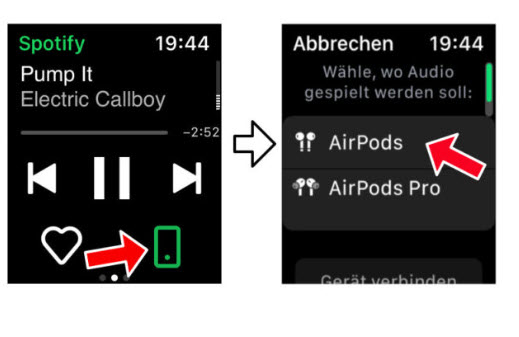 Spotify auf Apple Watch ohne iPhone online hören