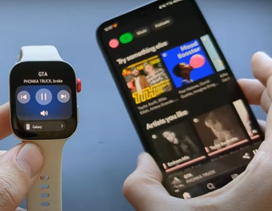 Spotify auf Huawei Watch steuern