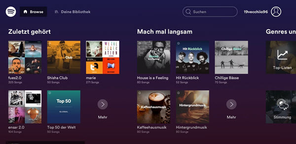 Spotify auf PS4 abspielen