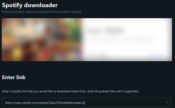 Spotify Downloader online