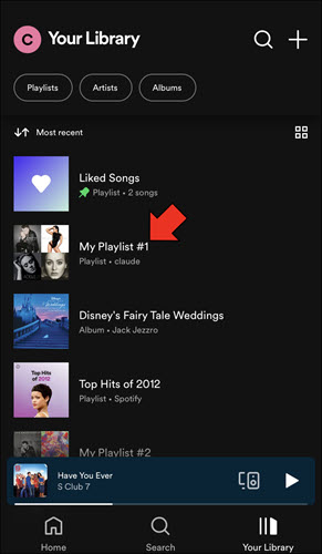 Spotify eigene Musik hochladen auf dem Android