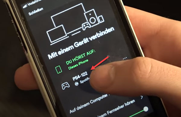 Spotify auf PS4/PS5 mit Connect anmelden