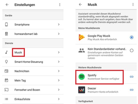 Spotify Wecker für Google Home
