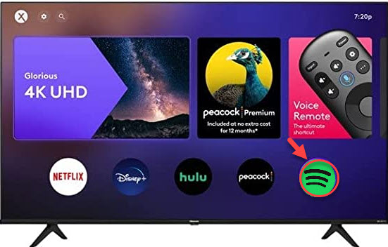 Spotify auf Hisense TV hören
