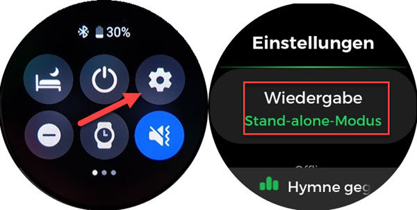 Spotify Konto des Smartphones mit Galaxy Watch synchronisieren