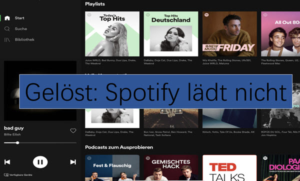 Spotify lädt nicht Problemlösungen