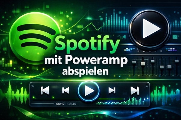 Spotify mit Poweramp abspielen