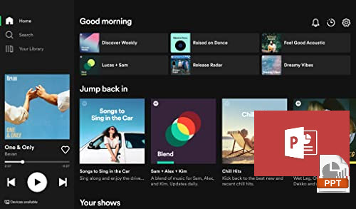 Spotify Musik in PowerPoint einfügen