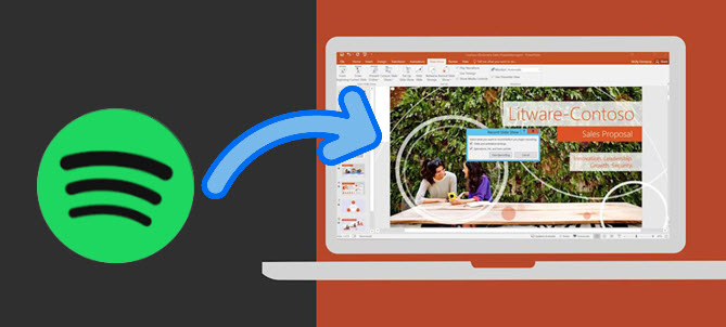 Spotify Musik in PowerPoint einfügen