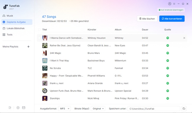 Spotify-Musik in MP3 umwandeln