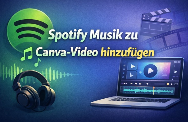 Spotify Musik zu Canva Video hinzufügen