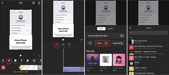Spotify Musik in Video hinterlegen mit InShot