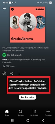 Probleme mit der Spotify Premium APK