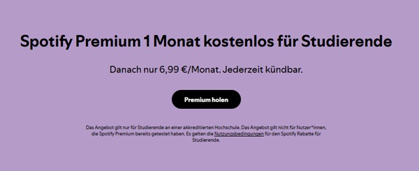Spotify Premium Student
