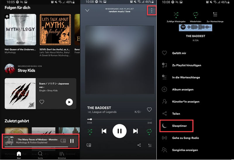 2024 Spotify Sleep Timer einstellen unter Android, iOS, PC, Mac
