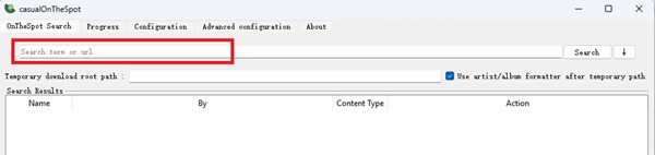 Spotify Songlink in Onthespot einfügen
