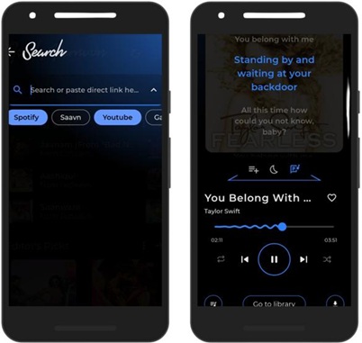 Spotify auf SoundBound hören