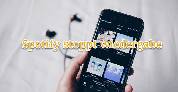 Spotify stoppt Wiedergabe