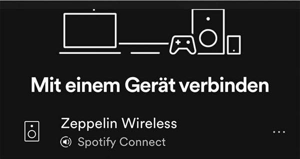 Spotify verfügbare Geräte werden nicht angezeigt