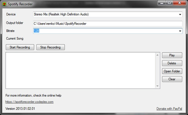 Spotify Web Recorder