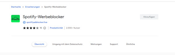 uBlock Origin bei FireFox