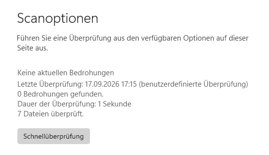 SpotiDownloader-Dateien mit Microsoft Defender überprüfen
