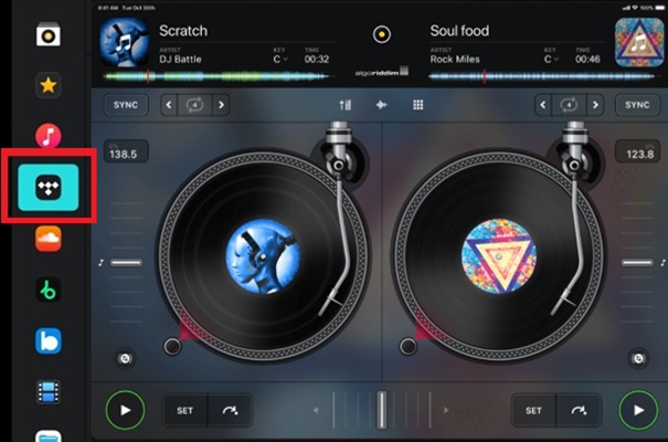 Tidal mit Djay Pro