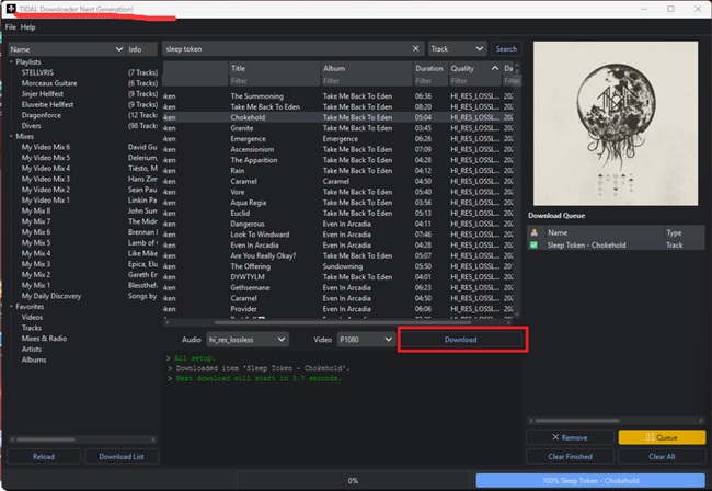 Tidal Downloader Next Generation