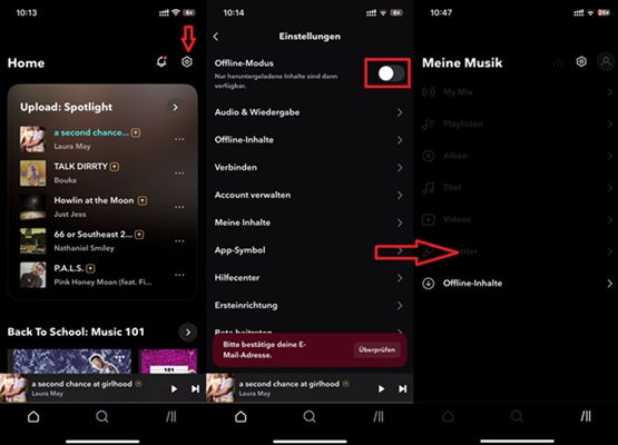 Tidal Musik offline hören auf dem iPhone und Android