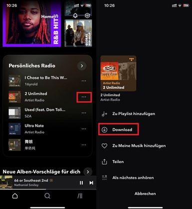 Tidal Podcasts downloaden auf dem Handy
