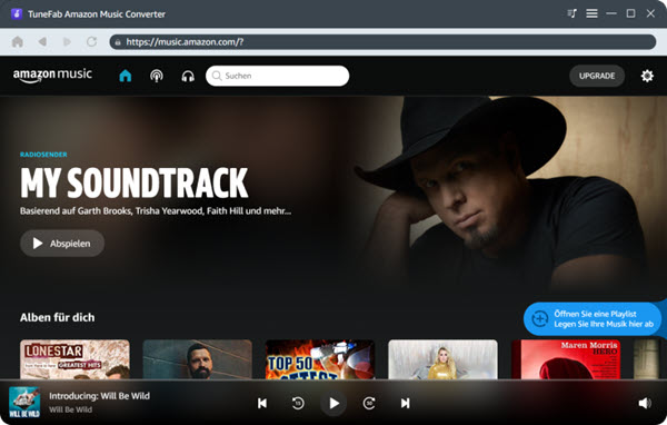 TuneFab Amazon Music hinzufügen