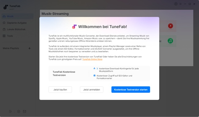 TuneFab Spotify Music Converter Testversion