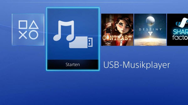 PS4 USB Musikplayer