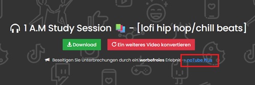 YouTube to MP3 herunterladen mit noTube