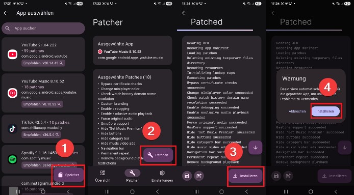 YouTube Music ReVanced patchen und installieren