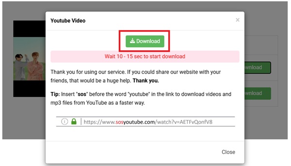 YouTube Video/Audio downloaden mit Y2mate Downloader