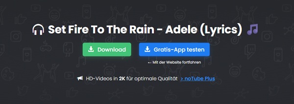 YouTube-Video mit NoTube herunterladen