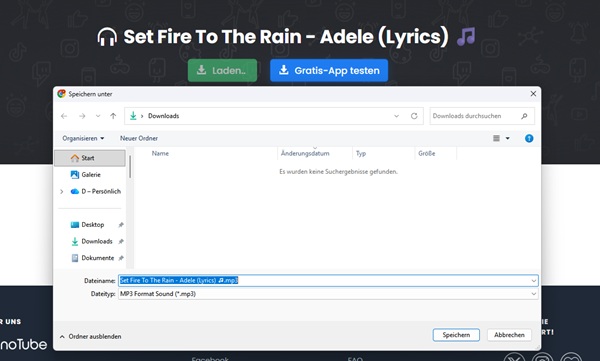 YouTube-Video mit NoTube speichern