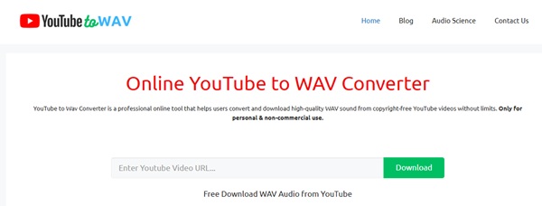 YouTubetoWAV Converter