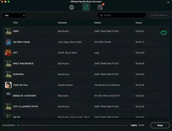 Spotify Music downloaden in MP3 auf Mac