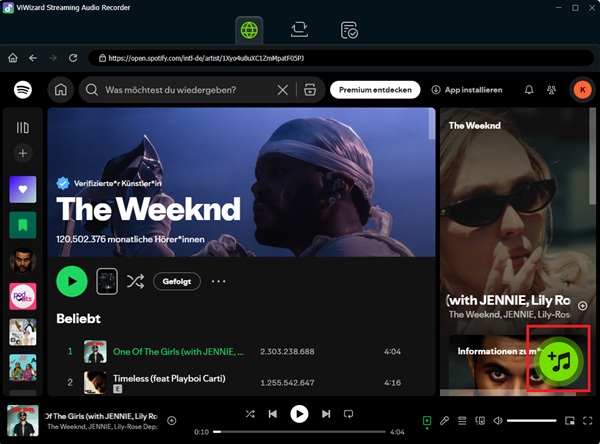 Spotify Titel hinzufügen