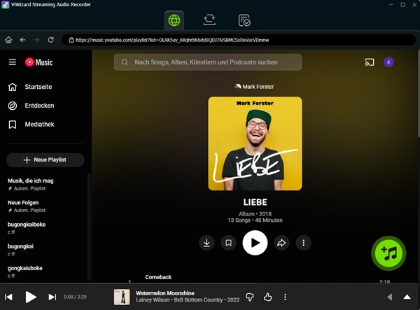 YouTube Music hinzufügen