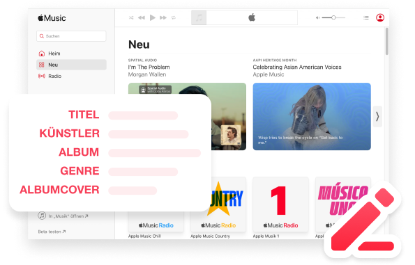 Metadaten bearbeiten