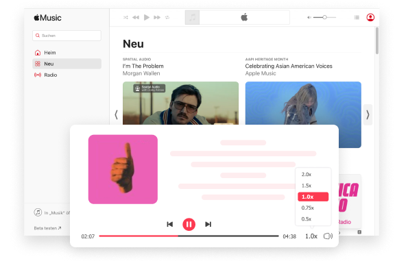 Integrierter Music Converter
